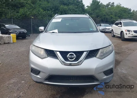 2016 Nissan Rogue Sv z USA, uszkodzony, nr VIN KNMAT2MVXGP615380